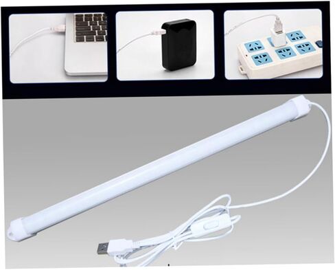 مصباح قراءة LED للطوارئ USB 5 فولت لحماية العين، ضوء أبيض لجهاز الكمبيوتر المحمول بجانب السرير، ضوء محمول يعمل بالطاقة USB للتخييم المنزلي in Saudi Arabia