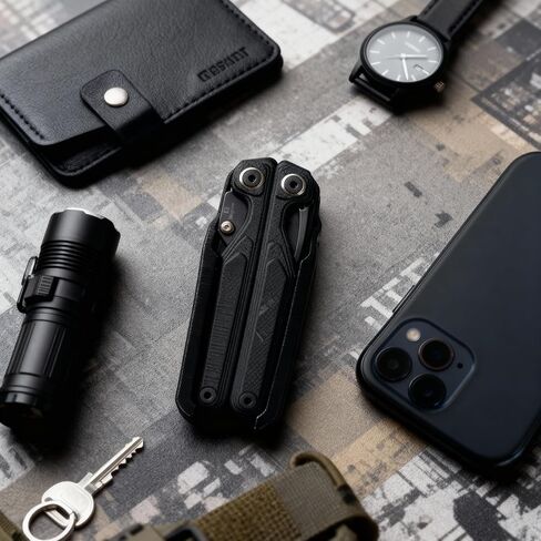حامل متعدد الأدوات بمشبك حزام HoldMyGear - متوافق مع Leatherman Wave Alpha وWave Plus (حامل تثبيت الحزام المناسب بدقة، يناسب الأحزمة بعرض 1.5 بوصة) in Saudi Arabia