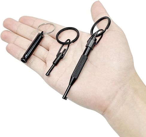 Professional Grade Dual Handcuff Keys Kit - Tactical Swivel Clip & Detachable Keyrings for Law Enforcement Duty Gear & Security Training Equipment 3 pack in Saudi Arabia