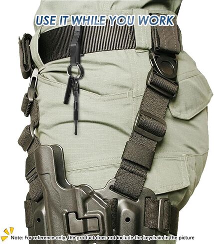 Professional Grade Dual Handcuff Keys Kit - Tactical Swivel Clip & Detachable Keyrings for Law Enforcement Duty Gear & Security Training Equipment 3 pack in Saudi Arabia