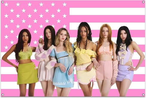 Singer Birthday Party Decorations Backdrop Poster Banner 5x3 Ft Singer Pink Flag Themed Banner Background for Home Office Bedroom Decorations in Kuwait