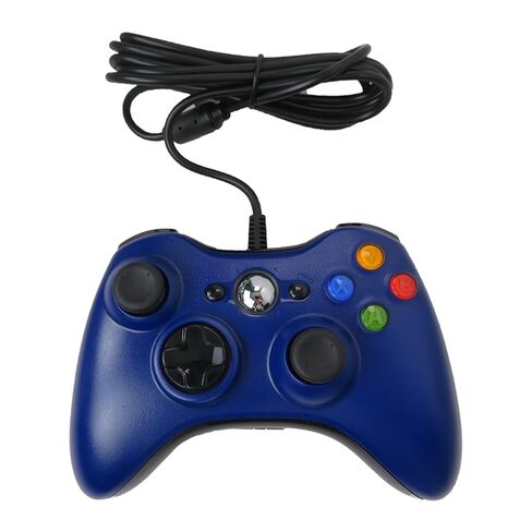 وحدة تحكم سلكية مطورة من Icelily لأجهزة Xbox 360 Slim ودعم ألعاب Microsoft PC Steam (أزرق) in Saudi Arabia