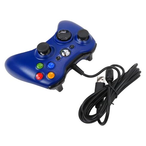 وحدة تحكم سلكية مطورة من Icelily لأجهزة Xbox 360 Slim ودعم ألعاب Microsoft PC Steam (أزرق) in Saudi Arabia