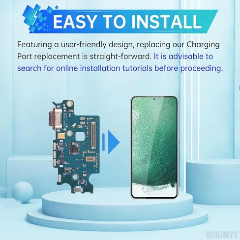 for Samsung Galaxy S22+ Plus Charging Port Replacement USB Charger Dock Connector Flex Cable Type-C Board USB Charger Type-C Board Connector Replacement Repair Fix for SM-S906U SM-S906U1 in Kuwait