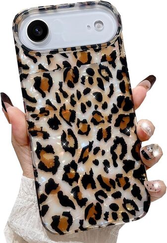 for iPhone 17 Pro Max Leopard Print Case,Cute Luxury Sparkle Translucent Clear Vintage Cheetah Print Soft TPU Silicone Protective Phone Case for Girls Women for iPhone 17 Pro Max 6.9",Cheetah in Saudi Arabia