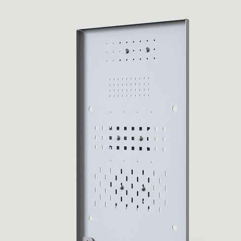 محول تركيب VESA للدعامة الفولاذية المطلية بيجبورد المتوافقة مع شاشات VESA مقاس 75x75/100x100 مم تناسب تباعد فتحات Pegboard بقطر ثقب 76-100 مم φ4-φ6 مم in Saudi Arabia