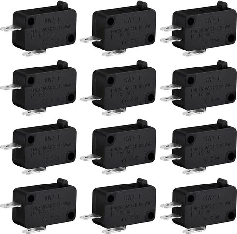 6 Pieces Microwave Oven Door Switch Replacement Part W10269458 W10727360 W10269460 SZM-V16-FC-61 SZM-V16-FC-62 SZM-V16-FC-63, Compatible with Most Microwave Ovens in Saudi Arabia