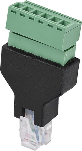 Ethernet RJ12 6P6C Male Connector Durable Compact HighImpact Plastic Adapter for Home Office Use in Saudi Arabia