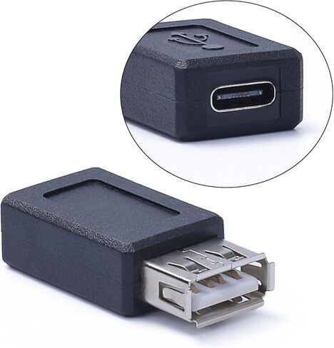 USB 2.0 to Type C Adapter 5V/3A Charging Converter 480Mbps Data Transmission for Keyboards, Card Readers, Data Cable Fast Charging Adapter in Saudi Arabia