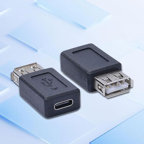 USB 2.0 to Type C Adapter 5V/3A Charging Converter 480Mbps Data Transmission for Keyboards, Card Readers, Data Cable Fast Charging Adapter in Saudi Arabia