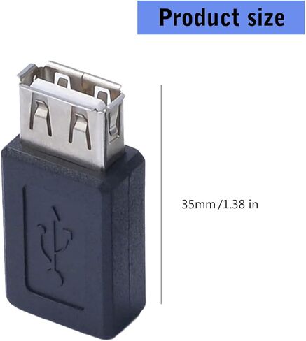 USB 2.0 to Type C Adapter 5V/3A Charging Converter 480Mbps Data Transmission for Keyboards, Card Readers, Data Cable Fast Charging Adapter in Saudi Arabia