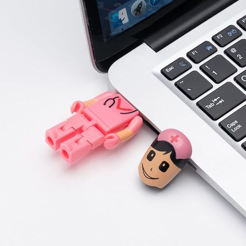 محرك أقراص فلاش USB سعة 32 جيجابايت لتخزين البيانات المحمولة للمعلمين وزملاء الدراسة في العطلات والمناسبات الخاصة (ممرضة وردية) in Saudi Arabia