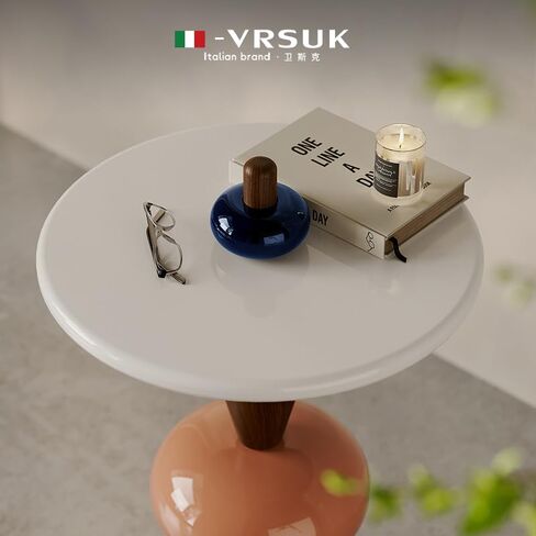 طاولات جانبية VRSUK طاولة قهوة ريفية معاصرة مع رف تخزين خشبي، طاولة نهاية بطبقتين لأريكة غرفة المعيشة وغرفة النوم in Kuwait
