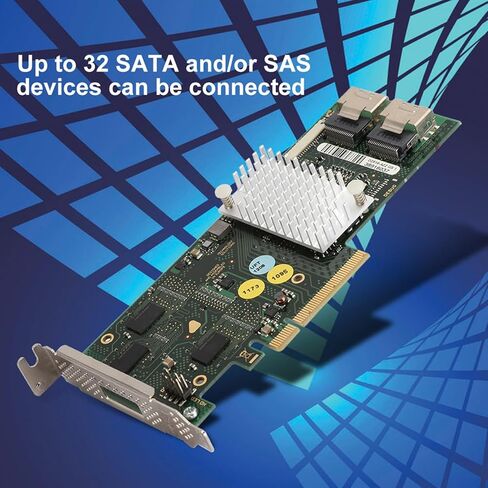 بطاقة تحكم LSI SAS 2108 RAID عالية الأداء، بطاقة صفيف SATA SAS مع ذاكرة تخزين مؤقت سعة 512 ميجابايت لأنظمة تخزين الخادم، حاجز منخفض المستوى in Saudi Arabia
