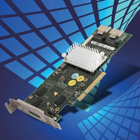 بطاقة تحكم LSI SAS 2108 RAID عالية الأداء، بطاقة صفيف SATA SAS مع ذاكرة تخزين مؤقت سعة 512 ميجابايت لأنظمة تخزين الخادم، حاجز منخفض المستوى in Saudi Arabia