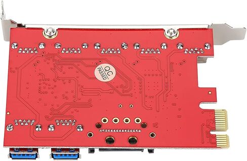 PCI to USB Adapter Expansion Board 5 Port USB 3.0 and 2 Port USB 3.0 Built in RJ45 1Gbps VIA Chipset High Speed Data Transfer for Desktop PC Computer Upgrade in Saudi Arabia