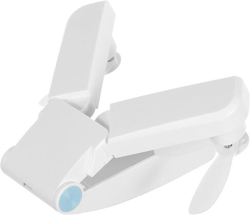 Portable Mini USB Double-head Fan, Rechargeable Folding Handheld Fan for Travel and Outdoor Use, Lightweight White USB Desk Cooling Device in Saudi Arabia