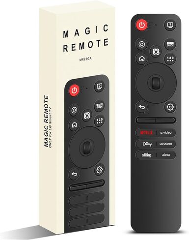 Replacement for LG MR25GA Magic Remote, Compatible with 2019-2025 LG TVs Includes AI, Pointer and Alexa Voice, for Smart TVs, for Magic MR20/21/22/23/24/25GA in Kuwait
