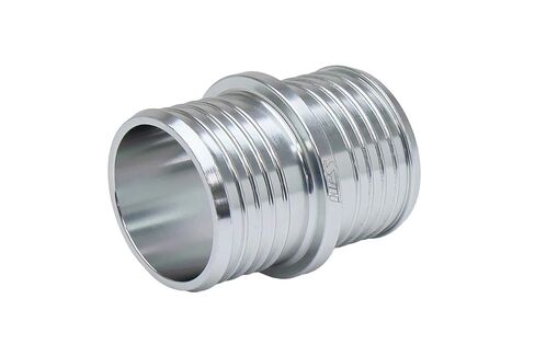 HPS AHU-062-BLK 5/8 "BILLET 6061 CONNECTINE CONNECTOR ELOUNER JOONEREM ، الطول 1-1/2" ، أسود ، 16 مم OD in Saudi Arabia