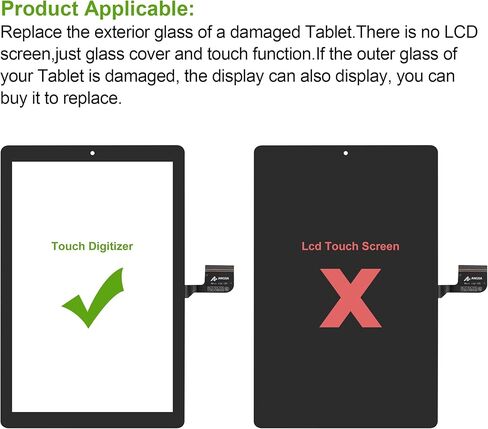 New Touch Screen Digitizer Replacement for Vankyo MatrixPad S21with Free Repair Tools Kit.(No LCD Display) in Saudi Arabia