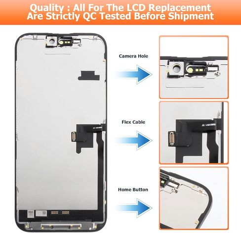 INCELL لهاتف iPhone 16 Pro Max استبدال الشاشة لهاتف iPhone 16 Pro Max شاشة LCD A3296، A3084، A3295، A3297 قطعة إصلاح مجمعة شاشة LCD تعمل باللمس in Kuwait