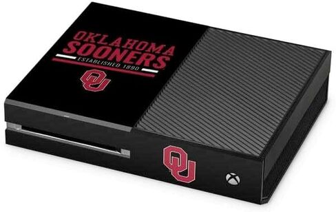 Skinit Decal Gaming Skin Compatible with Xbox One Console - Officially Licensed University of Oklahoma Sooners Digi Design in Saudi Arabia