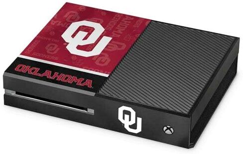 Skinit Decal Gaming Skin Compatible with Xbox One Console - Officially Licensed University of Oklahoma Sooners Digi Design in Saudi Arabia