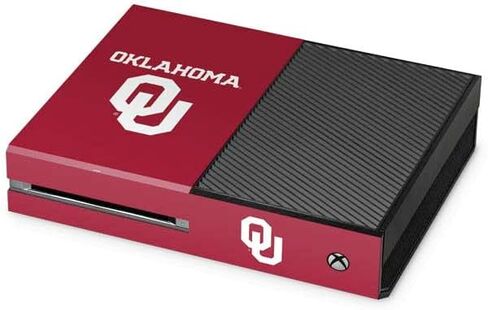 Skinit Decal Gaming Skin Compatible with Xbox One Console - Officially Licensed University of Oklahoma Sooners Digi Design in Saudi Arabia