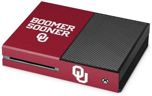 Skinit Decal Gaming Skin Compatible with Xbox One Console - Officially Licensed University of Oklahoma Sooners Digi Design in Saudi Arabia