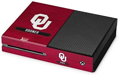 Skinit Decal Gaming Skin Compatible with Xbox One Console - Officially Licensed University of Oklahoma Sooners Digi Design in Saudi Arabia