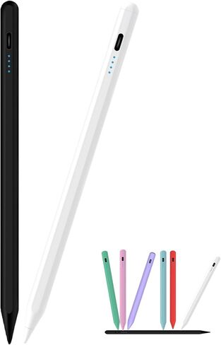 Universal Stylus Pen for Touch Screens, Compatible with Samsung Galaxy Tab A11/A11+A9/A8/A7, iPad,iPhone- Android/iOS/Windows,Capacitive Pen for Drawing & Note-Taking (Black) in Kuwait