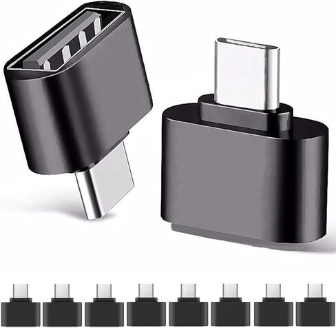 USB-C Female to USB 3.0 Male Adapter (2Pack) Compatible with Your DJI Mavic 2 Enterprise Advanced Multi use converting add Functions Such as Keyboard,Thumb Drives,mice,etc.(Black) in Saudi Arabia