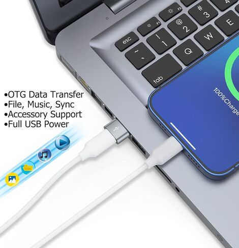 USB-C Female to USB 3.0 Male Adapter (2Pack) Compatible with Your DJI Mavic 2 Enterprise Advanced Multi use converting add Functions Such as Keyboard,Thumb Drives,mice,etc.(Black) in Saudi Arabia