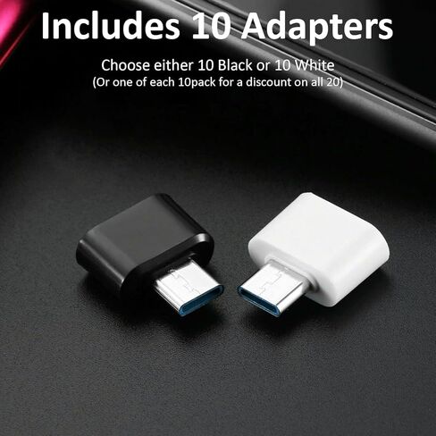 USB-C Female to USB 3.0 Male Adapter (2Pack) Compatible with Your DJI Mavic 2 Enterprise Advanced Multi use converting add Functions Such as Keyboard,Thumb Drives,mice,etc.(Black) in Saudi Arabia
