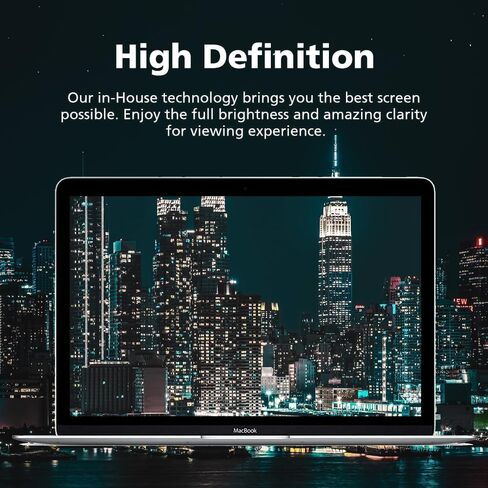 عبوتان من واقي الشاشة المضاد للتوهج (غير اللامع) لسلسلة MacBook | مكافحة بصمات الأصابع | تقليل إجهاد العين باستخدام مرشح حجب الضوء الأزرق (Macbook Pro 15 بوصة (2019~2017)) in Saudi Arabia
