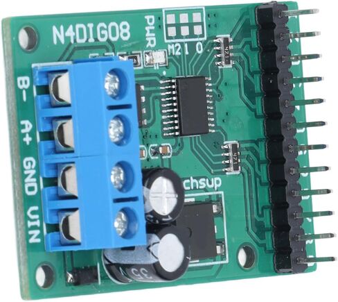 Input Output Control Module 8 Channel, 9600BPS RS485 Controller Board N4DIG08 - Durable PCB, Multi - Mode Jumper Settings, Fast Accurate Control (with Pins) in Saudi Arabia