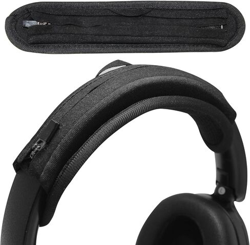غطاء وسادة لعصابة الرأس من Adhiper لسماعات TOZO HT3، HT2، HT1، HA1، H10 & TAGRY H08، A18 & Sonos Ace، غطاء رأس أكثر نعومة بسمك 6 مم لتخفيف الضغط ومضاد للتقشير، مع حلقة تعليق in Kuwait