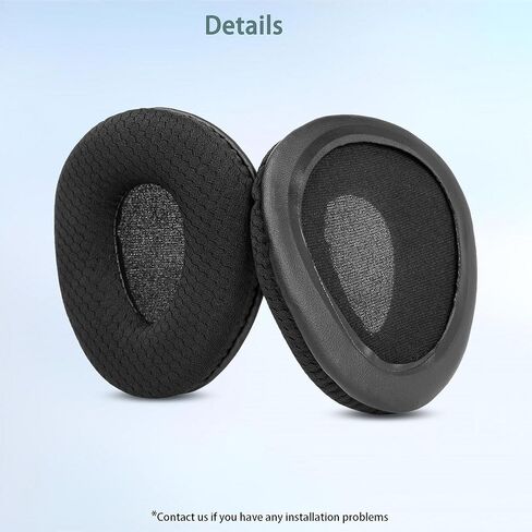 استبدال وسائد الأذن PowerLocus المتوافقة مع سماعة الرأس PowerLocus Bluetooth فوق الأذن (نسيج منسوج ووسائد أذن من إسفنج الذاكرة) in Kuwait