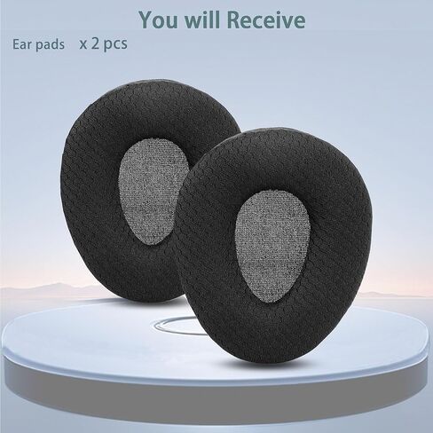 استبدال وسائد الأذن PowerLocus المتوافقة مع سماعة الرأس PowerLocus Bluetooth فوق الأذن (نسيج منسوج ووسائد أذن من إسفنج الذاكرة) in Kuwait