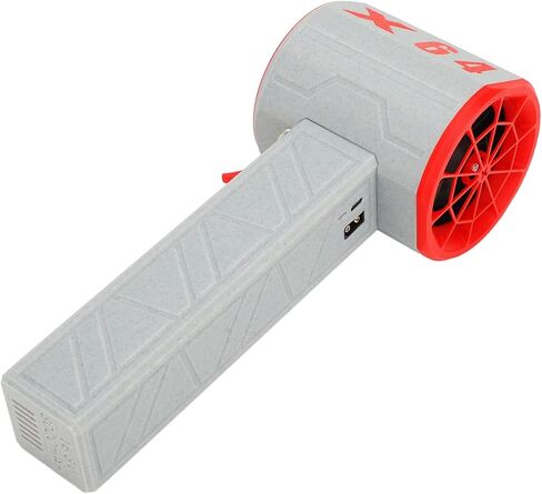 Electric Air Duster Keyboard Cleaner for Car Washing with 1400G Thrust 8000mAh Battery 100-240V White Red (US Plug) in Saudi Arabia