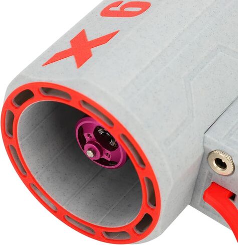 Electric Air Duster Keyboard Cleaner for Car Washing with 1400G Thrust 8000mAh Battery 100-240V White Red (US Plug) in Saudi Arabia