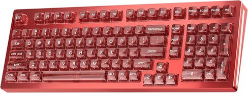 KY65 Wireless Mechanical Keyboard,65% Gasket Hot Swappable Custom Keyboard,RGB Backlit,Pre-lubed Gateron Switches,Side Printed PBT Keycaps,2.4GHz/TYPE-C/BT5.0 Mechanical Gaming Keyboards, Pink&Black in Saudi Arabia