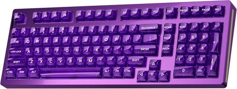 KY65 Wireless Mechanical Keyboard,65% Gasket Hot Swappable Custom Keyboard,RGB Backlit,Pre-lubed Gateron Switches,Side Printed PBT Keycaps,2.4GHz/TYPE-C/BT5.0 Mechanical Gaming Keyboards, Pink&Black in Saudi Arabia