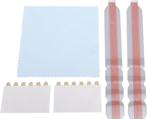 BAFOVY Privacy Filter Adhesive Strips Screen Protector Mounting Tabs 5 Set Double Sided Adhesive Strips with Plastic Slide Mount Holder for Laptops Monitors in Saudi Arabia