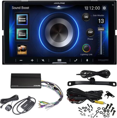جهاز استقبال السيارة Alpine iLX-W670 بشاشة لمس 7 بوصات مع بلوتوث وAndroid Auto وتوافق Apple CarPlay ومكبر صوت 4 قنوات وكاميرا احتياطية in Saudi Arabia