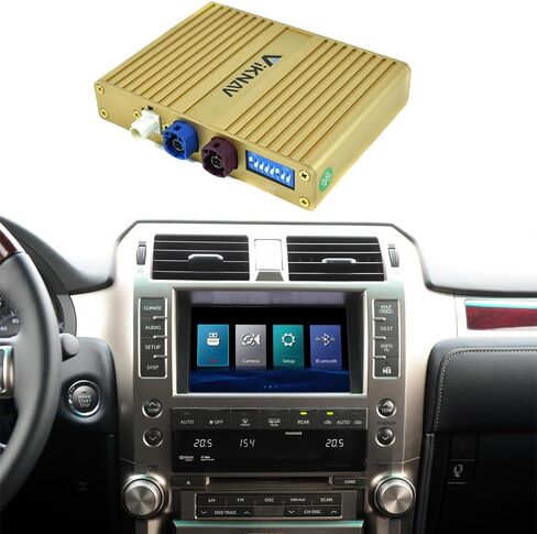 صندوق Linux لسيارة Lexus GX460 2009 2010 2011 2012 2013 واجهة Carplay اللاسلكية التي تعمل بنظام أندرويد للترقية التلقائية تدعم فقط شاشة راديو السيارة الأصلية in Kuwait