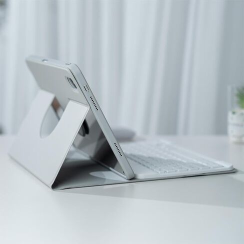 حافظة لوحة المفاتيح الإسبانية Ñ لجهاز Honor Pad X9a/X9 Pro مقاس 11.5 بوصة 2025، حافظة مغناطيسية قابلة للدوران 360 درجة مع حامل أقلام، لوحة مفاتيح بلوتوث قابلة للفصل، أسود1 in Kuwait