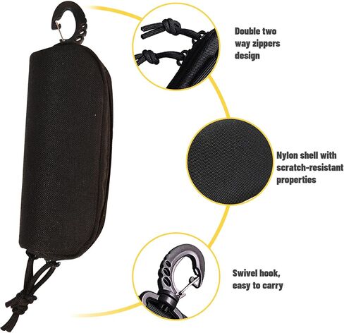 Tactical Molle Glasses Pouch, Molle Sunglass Case, Portable Eyeglasses Cases, Tactical Glasses Case in Kuwait