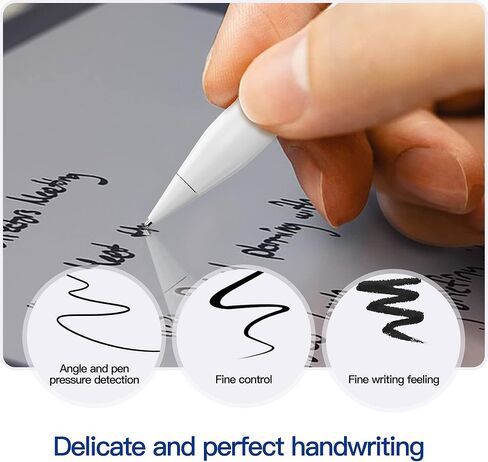 4 Pack Replacement Tips Compatible for Apple Pencil 2nd Gen/1st Gen/USB-C/Apple Pencil Pro,No Wear Out Pencil Tips,Metal Pencil Nibs for Precise Control-Pen Like 0.78mm Longer Tips in Saudi Arabia