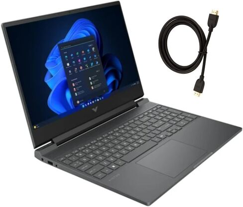 HP Victus 15.6 inch FHD 144Hz Gaming Laptop | Intel Core i5-13420H | NVIDIA GeForce RTX 4050 6GB | Backlit | Mica Silver| 16GB RAM | 512GB SSD | Windows 11 Home | Bundle with HDMI Cable in Saudi Arabia